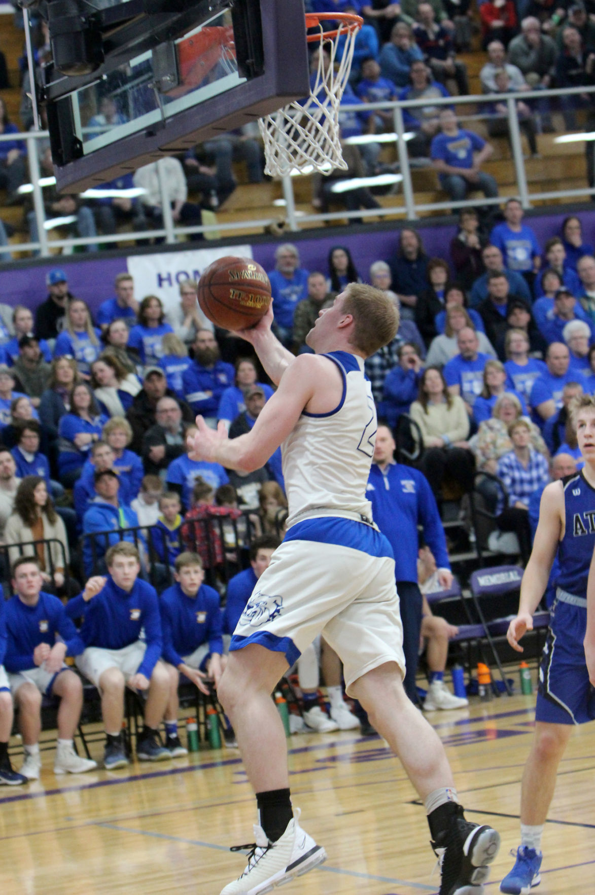 Athens vs McDonell boys basketball at Eau Claire Memorial 3-7-19